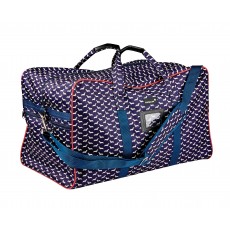 Dublin Imperial Hold All Bag Dog Print (Navy/Red)