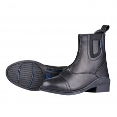 Dublin Ladies Evolution Zip Front Waterproof Paddock Boots (Black)
