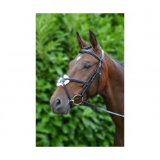 Hy Mexican Grackle Bridle with Rubber Reins
