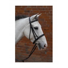 Hy Padded Cavesson Bridle with Rubber Grip Reins