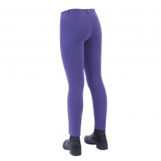 Dublin Child's Supa-Fit Pull On Knee Patch Jodhpurs (Purple)