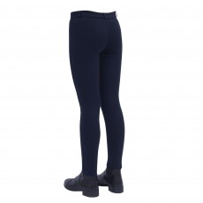 Dublin Child's Supa-Fit Zip Up Knee Patch Jodhpurs (Navy)