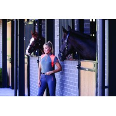 Dublin Ladies Danielle Technical 1/4 Zip Silhouette Event Top (Gunmetal)