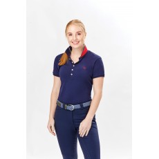 Dublin Ladies Lily Cap Sleeve Polo (True Navy)