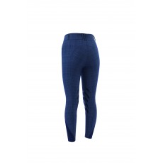 Dublin Ladies Pro Form Gel Knee Patch Breeches (Navy Plaid) Dublin Ladies Pro Form Gel Knee Patch Breeches (Navy Plaid)
