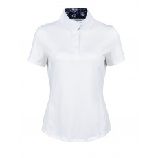 Dublin Ladies Ria Short Sleeve Competition Shirt (White/Navy)