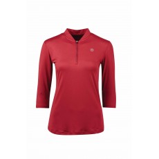 Dublin Ladies Sculptor 3/4 Event Top (Maroon)