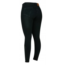 Dublin Ladies Shona Knee Patch Denim Breeches (Ash)