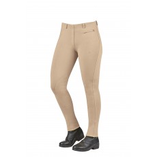 Dublin Ladies Supa-Fit Pull On Knee Patch Jodhpurs (Beige)