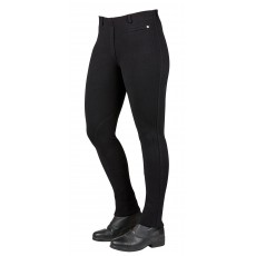 Dublin Ladies Supa-Fit Pull On Knee Patch Jodhpurs (Black) Dublin Ladies Supa-Fit Pull On Knee Patch Jodhpurs (Black)