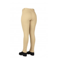 Dublin Ladies Supa-Fit Zip Up Gel Full Seat Jodhpurs (Beige)