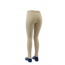 Dublin Ladies Supa-Fit Zip Up Knee Patch Jodhpurs (Beige)