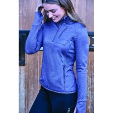 Dublin Nicola 1/4 Zip Thermal Midlayer (Blue Indigo)