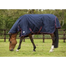 JHL (Clearance) Heavyweight Combo Turnout Rug (Navy & Burgundy)