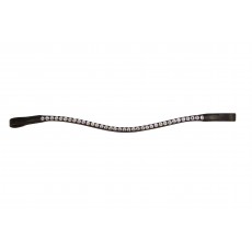 Collegiate Comfitec Crystal Replacement Browband (Black)