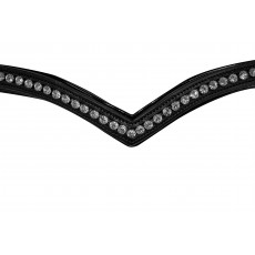 Collegiate Comfitec Patent Replacement Browband (Black)