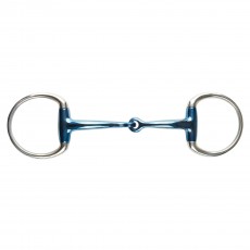 JP Korsteel Blue Steel Jointed Eggbutt Snaffle Bit