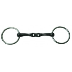 JP Korsteel Sweet Iron French Link Loose Ring Snaffle Bit