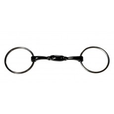 JP Korsteel Sweet Iron Oval Link Loose Ring Snaffle Bit