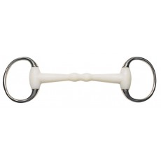 Korsteel Flexi Mullen Mouth Eggbutt Snaffle Bit (Ivory