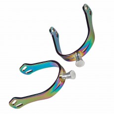 Korsteel Ladies Aluminium Interchangeable Spurs (Rainbow)