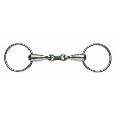 Korsteel Stainless Steel French Link Loose Ring Snaffle Bit