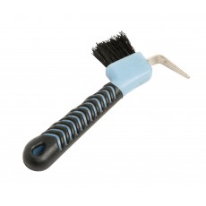 Roma Deluxe Soft Grip Hoof Pick (Light Blue/Black)