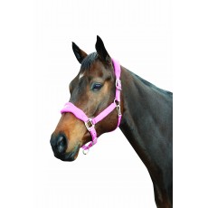 Roma Fleece Shaped Headcollar (Berry)