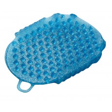 Roma Glitter Double Sided Massage Mitt (Blue)