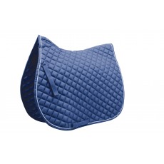 Roma Grand Prix High Wither All Purpose Saddle Pad (Navy/White)