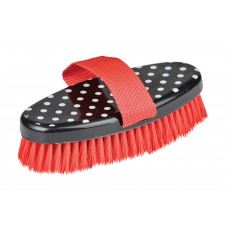 Roma Pattern Body Brush (Black Polka Dots)