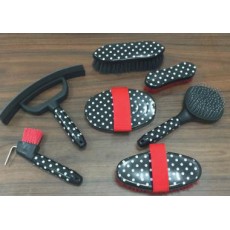 Roma Pattern Dandy Brush (Black Polka Dots) Roma Pattern Dandy Brush (Black Polka Dots)