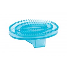 Roma Rubber Curry Comb (Blue Glitter)