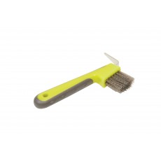 Roma Soft Touch Hoof Pick (Fluorescent Green)
