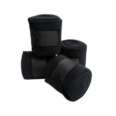 Roma Thick Polo Bandages 4 Pack (Black)