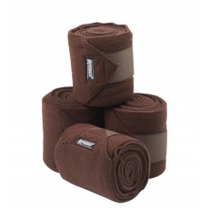 Roma Thick Polo Bandages 4 Pack (Coffee)