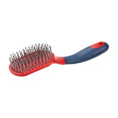 Roma Two Tone Mane & Tail Brush (Red/Navy)
