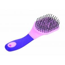 Roma Two Tone Mane & Tail Brush (Purple/Pink)