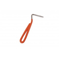 Roma Vinyl Handle Hoof Pick (Orange)