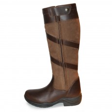 Mark Todd (Clearance) Women's Waterproof Tall Zip Boots (Brown)