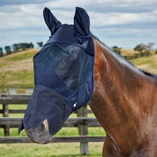 Weatherbeeta Fly Mask With Nose (Black) Weatherbeeta Fly Mask With Nose (Black)