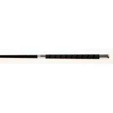 Dublin 2 Piece Grip Handle Lunge Whip (Black)