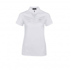 Dublin Ladies Black Ivanka Short Sleeve Competition Top (White)