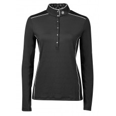 Dublin Ladies Sadie Long Sleeve Competition Shirt (Black)