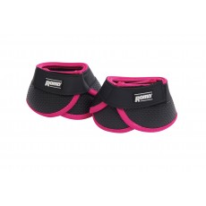 Roma Scallop Bell Boots (Black/Pink)