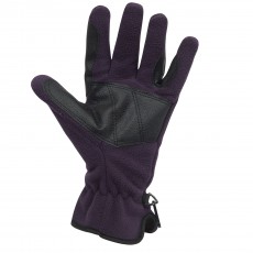 Dublin Adults Polar Fleece Riding Gloves (Purple)
