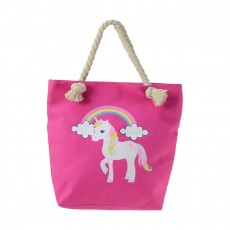 Little Rider Unicorn Tote Bag (Pink)