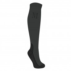 Mark Todd Competition Socks (Dark Grey/Black)