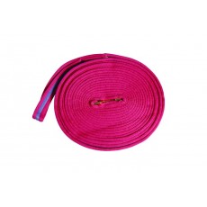 Kincade Two Tone Padded Lunging Rein (Hot Pink/Purple)