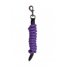 Kincade Leather Rope Lead (Purple/Black)